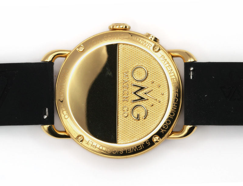 Alpha Tau Omega Watch Case Back Closeup – OMG Watch Co. Licensed Fraternity Watch